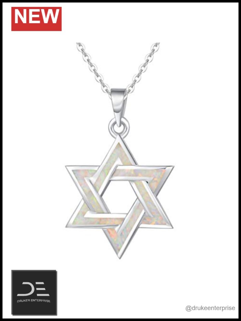 Sterling Silver Opal Star Necklace Dangle Earrings Bracelet Charm Fine Jewelry
